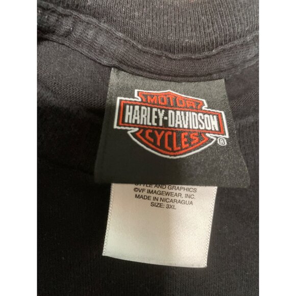 Harley-Davidson Men's T-Shirt 3XL Black 100% Cotton I Got Mine At Big Moose Port - Picture 3 of 8